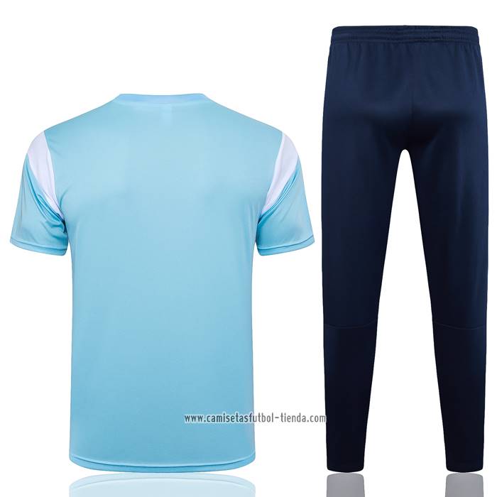 Chandal del Manchester City 2023 2024 Manga Corta Azul